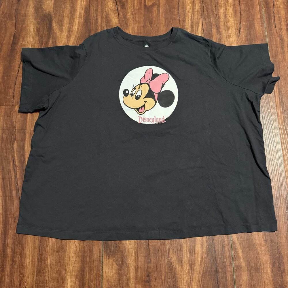 Disney Parks Minnie Mouse Black T-Shirt Women's Size 2X